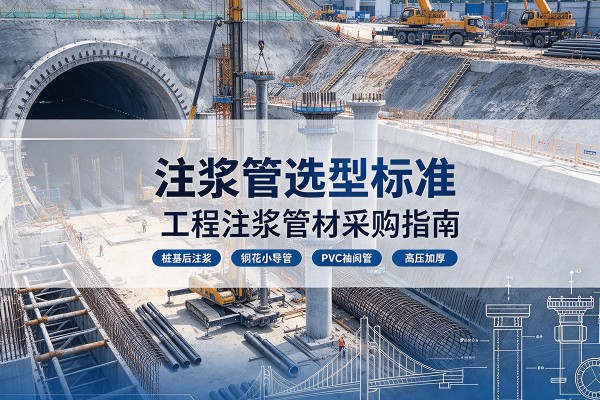 金湖注浆管选型标准