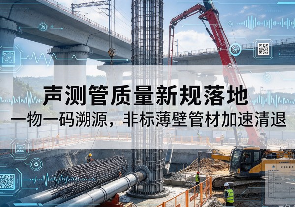 金湖声测管质量新规落地，一物一码溯源，非标薄壁管材加速清退